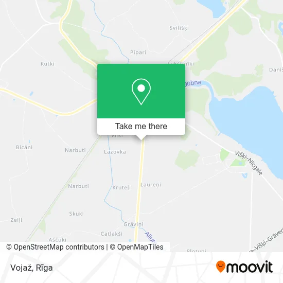 Vojaž map