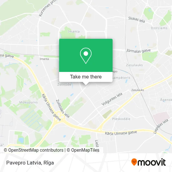 Pavepro Latvia map