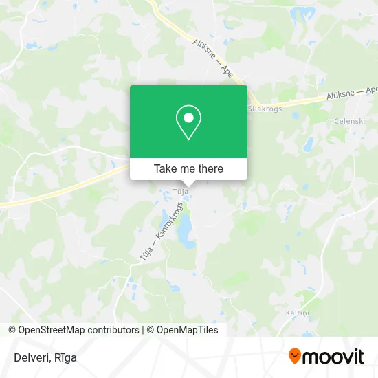 Delveri map
