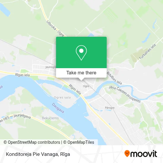 Konditoreja Pie Vanaga map