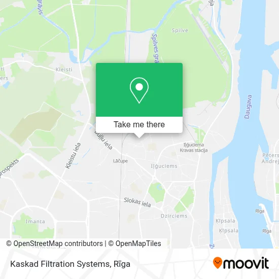 Kaskad Filtration Systems map