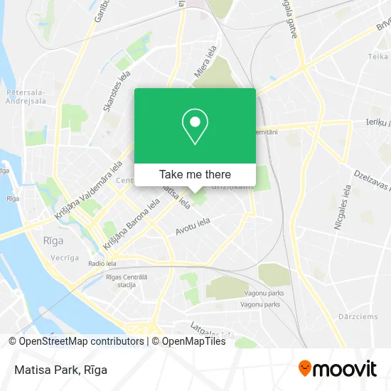 Matisa Park map