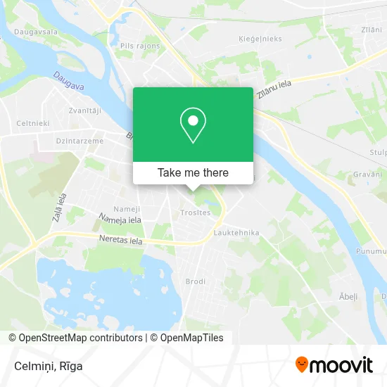 Celmiņi map