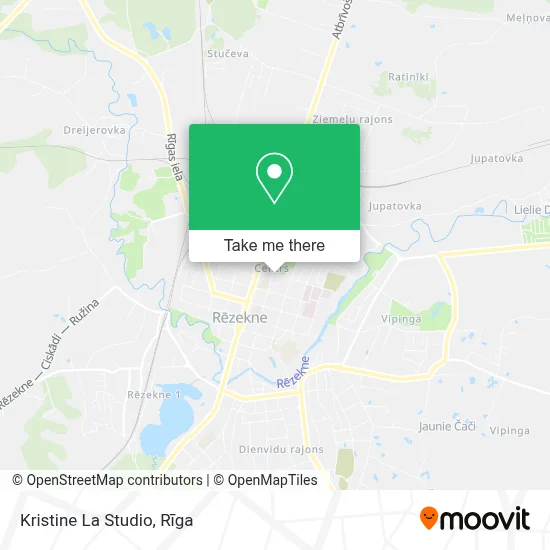 Kristine La Studio map