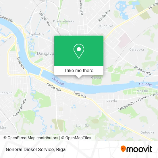 General Diesel Service map