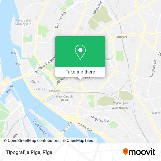 Tipografija Riga map