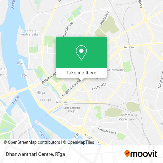 Dhanwanthari Centre map