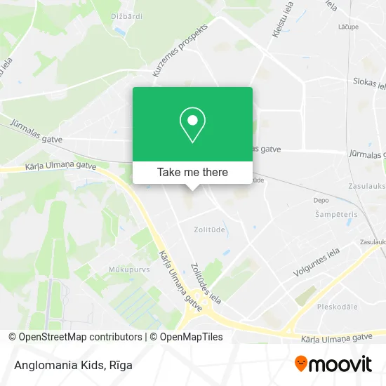Anglomania Kids map