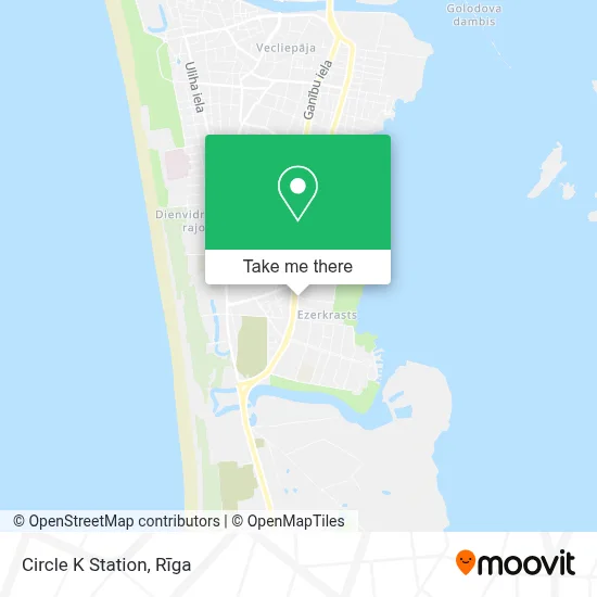 Circle K Station map