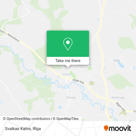 Svalkas Kalns map