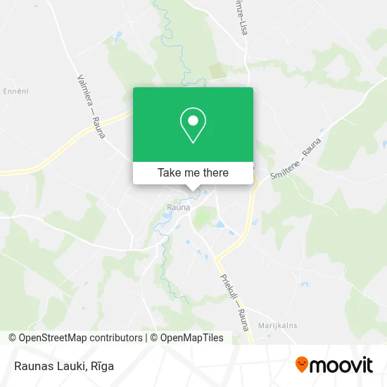 Raunas Lauki map