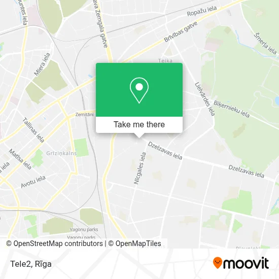 Tele2 map