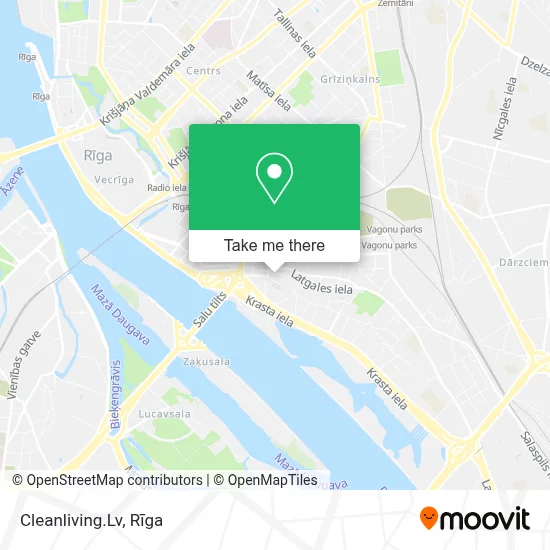 Cleanliving.Lv map