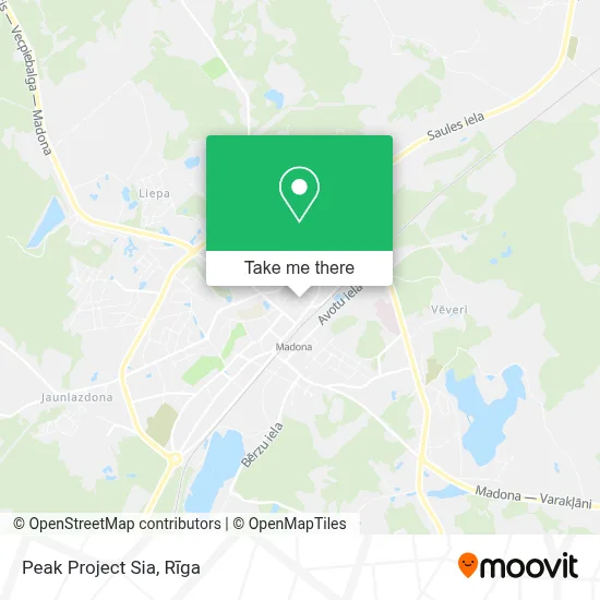 Peak Project Sia map