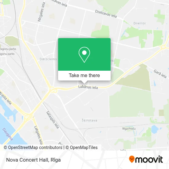 Nova Concert Hall map