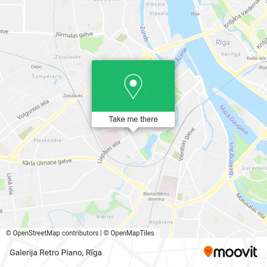 Galerija Retro Piano map