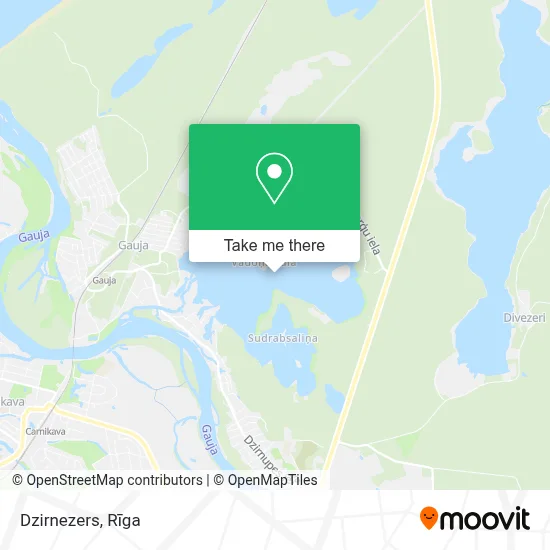 Dzirnezers map
