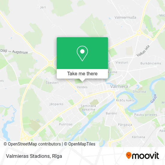 Valmieras Stadions map