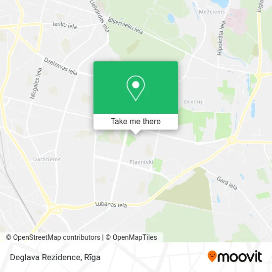 Deglava Rezidence map