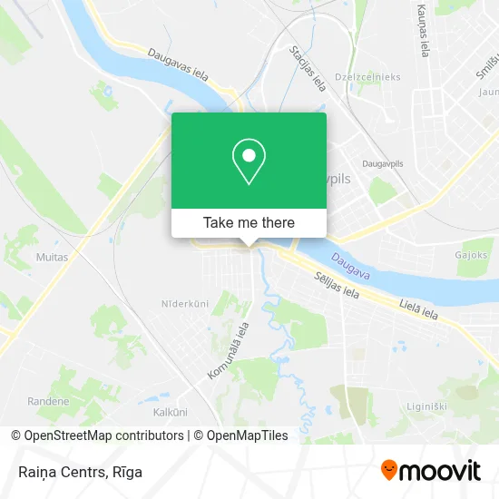 Raiņa Centrs map