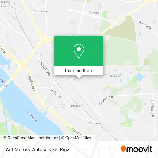 Ant Motors, Autoserviss map
