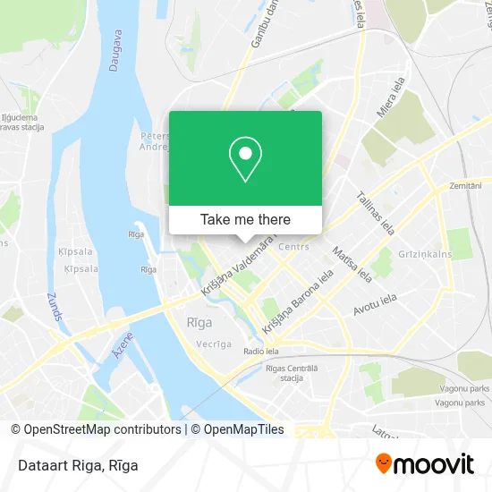 Dataart Riga map
