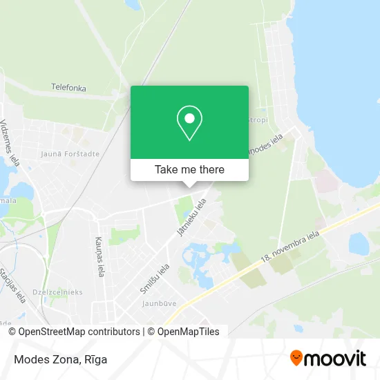 Modes Zona map