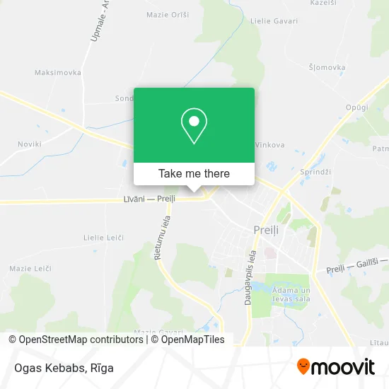Ogas Kebabs map