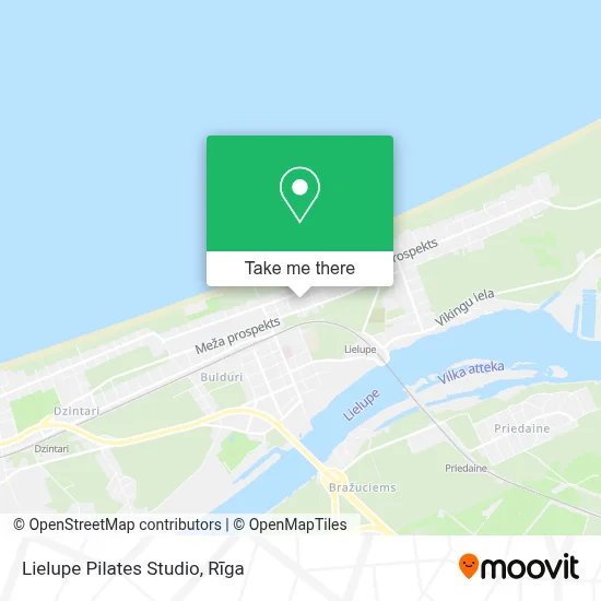 Lielupe Pilates Studio map