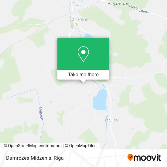 Damrozes Midzenis map