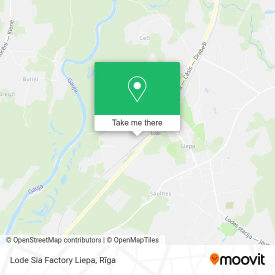 Lode Sia Factory Liepa map