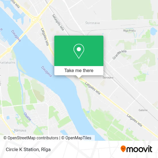 Circle K Station map