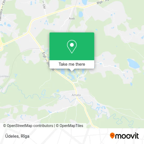 Ūdeles map