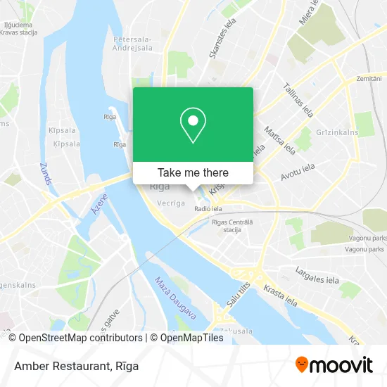 Amber Restaurant map