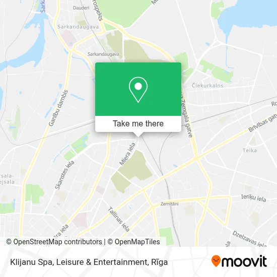 Klijanu Spa, Leisure & Entertainment map
