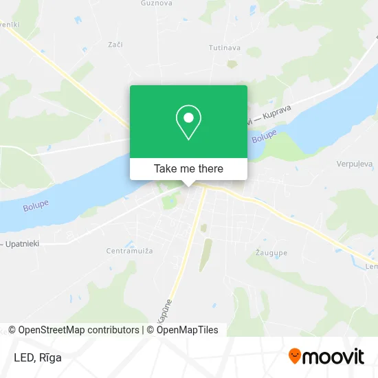 L.E.D map