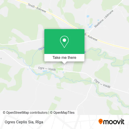 Ogres Ceplis Sia map