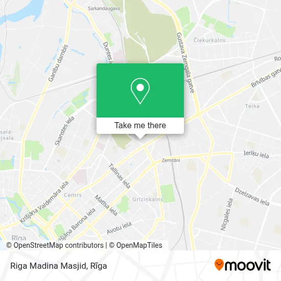 Riga Madina Masjid map