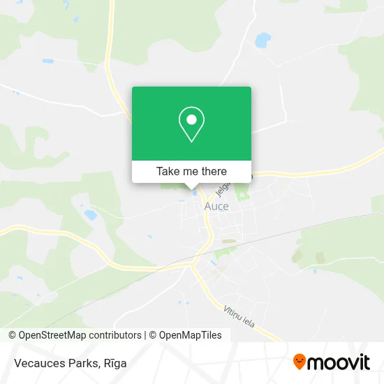 Vecauces Parks map