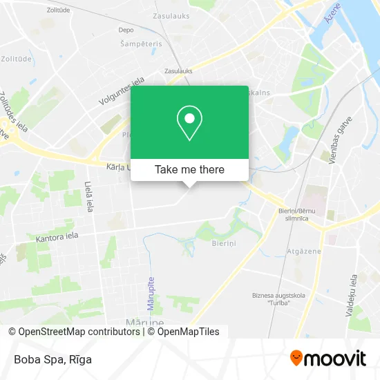 Boba Spa map