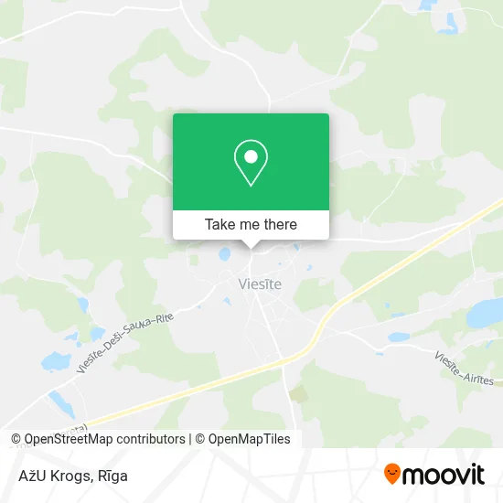 AžU Krogs map