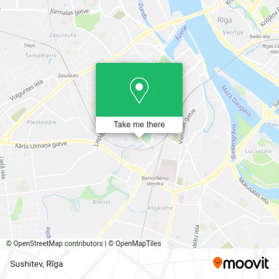Sushitev map