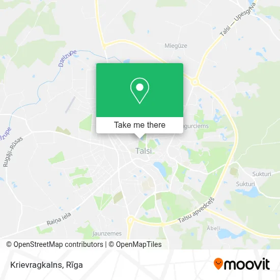Krievragkalns map