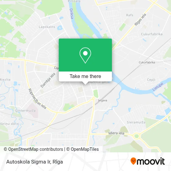 Autoskola Sigma Ir map