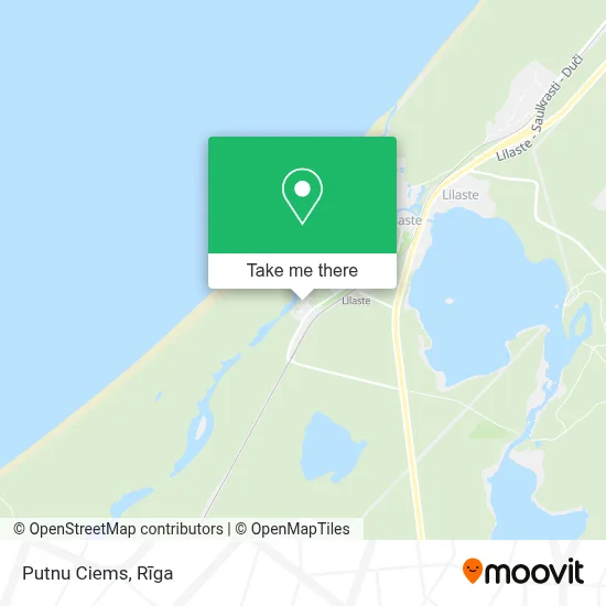 Putnu Ciems map