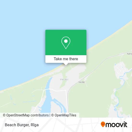 Beach Burger map