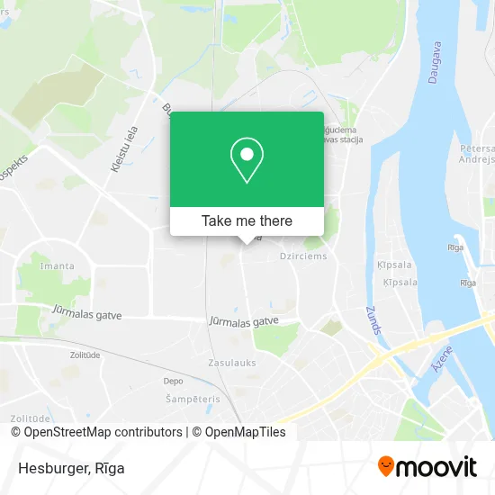 Hesburger map