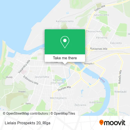 Lielais Prospekts 20 map