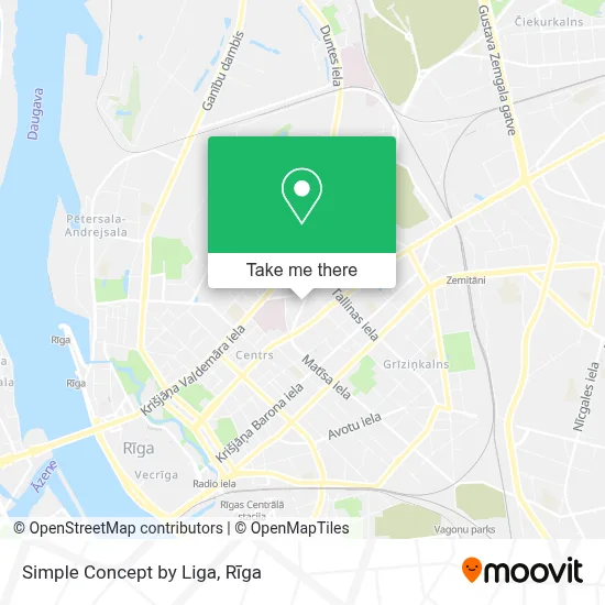 Simple Concept by Liga map