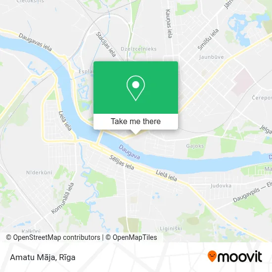 Amatu Māja map